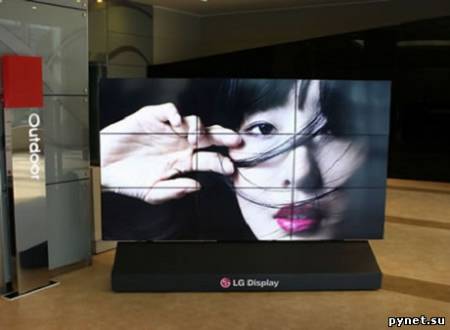 LG демонстрирует огромный составной OLED-дисплей с рамками толщиной 1,5 мм. Изображение 1