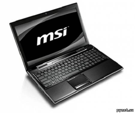 MSI FX603: 15,6-дюймовый ноутбук с дискретной графикой. Изображение 1