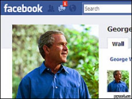 Джордж Буш дал интервью создателю Facebook. Изображение 1