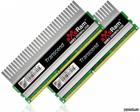 Комплект памяти Transcend aXeRam DDR3-2000 объёмом 8 Гбайт. Изображение 1