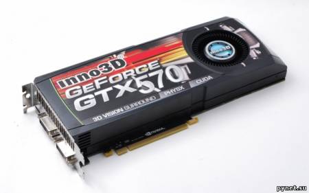 Inno3D представила новую видеокарту GeForce GTX570