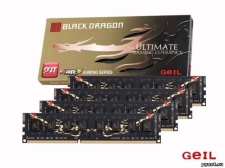 2- и 4-канальные комплекты GeIL Gaming DDR3 Black Dragon доступны официально