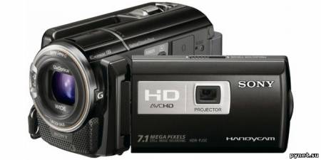 Видеокамеры Sony Handycam со встроенным проектором