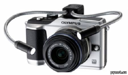 Фотокамера Olympus E-PL2 с выносной микровспышкой для макросъемки. Изображение 1