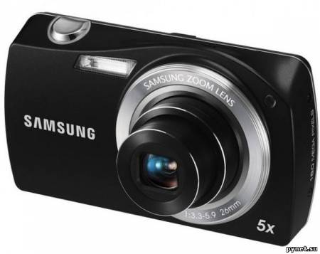 Цифровой фотоаппарат Samsung ST30 размером с телефон. Изображение 2