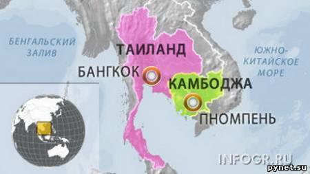 На границе Камбоджи и Таиланда произошла перестрелка из-за храма Преах Вихеар. Изображение 1