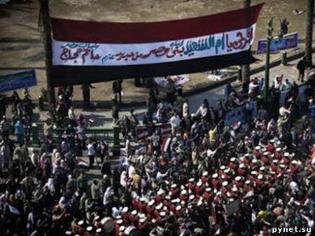 Тысячи человек собрались в Каире для участия в "Марше победы"
