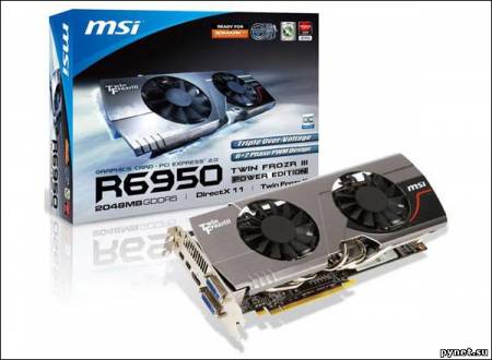 Видеокарта MSI Radeon HD 6950 Twin Frozr III: ускоритель «военного класса». Изображение 1