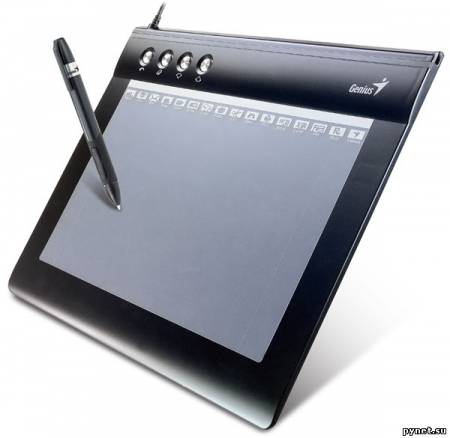 Графический планшет Genius G-Pen M610 с разрешением 4000 lpi. Изображение 1