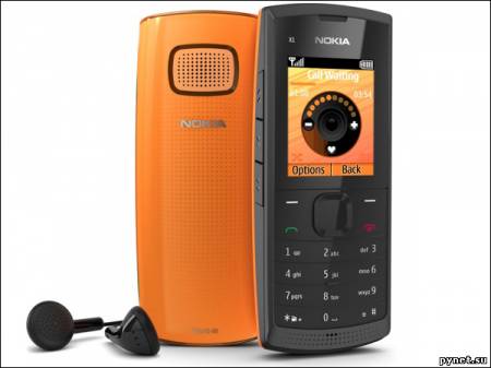 Мобильный телефон Nokia X1-00: недорогая модель с музыкальным уклоном. Изображение 1