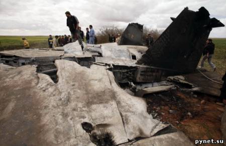 Опубликованы фото упавшего в Ливии американского самолета