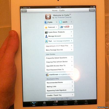 Джейлбрейк iPad 2. Быстро, однако. Изображение 1