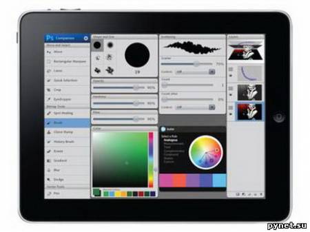 Adobe показала полноценный Photoshop для iPad