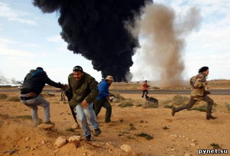 Самолет НАТО нанес «нечаянный» удар по ливийским повстанцам. Изображение 1
