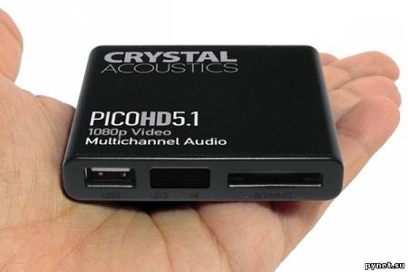 Медиаплеер PicoHD5.1 размером с кардридер. Изображение 1