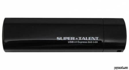 Флешка Super Talent USB 3.0 Express DUO 2-CH с пожизненной гарантией. Изображение 1