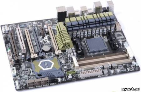 Материнская плата ASUS TUF Sabertooth 990FX под процессоры AMD в исполнении AM3+. Изображение 1