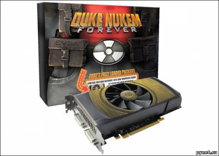Видеокарта EVGA GeForce GTX 560 для поклонников игры Duke Nukem