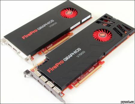 Видеокарты AMD FirePro V7900 и V5900 для профессионалов. Изображение 1