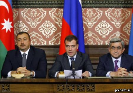 Медведев убедил Армению и Азербайджан отказаться от применения силы в Карабахе