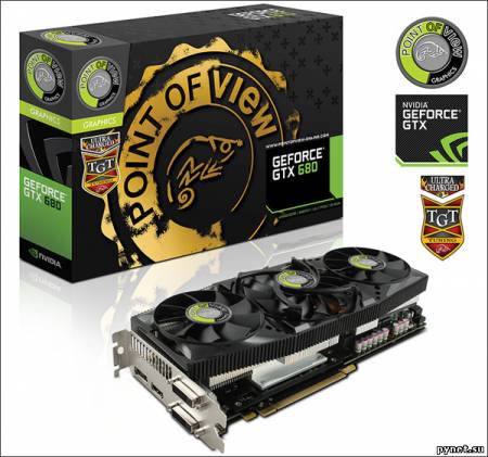 Видеокарта POV GeForce GTX 680: мощный ускоритель с 4 Гб памяти