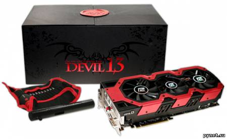 PowerColor разработала двухчиповую видеокарту HD 7990 Devil13 Limited Edition