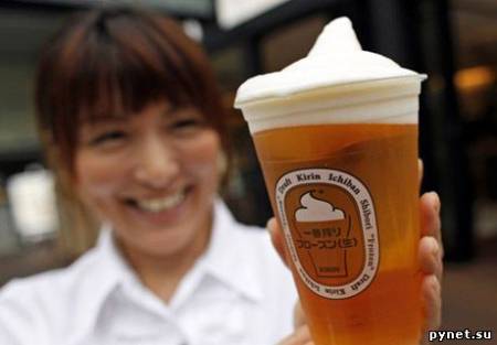 Япония. Пивное мороженое. Изображение 1