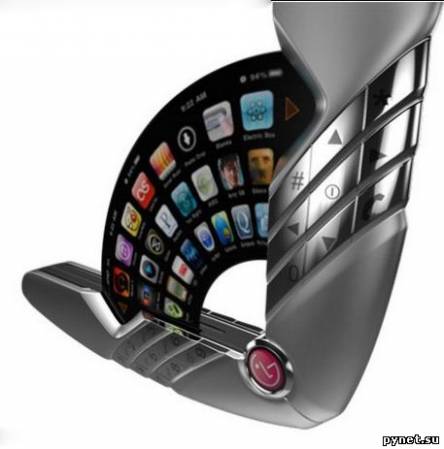 Телефон-веер: новый вид корпуса в разработке у LG