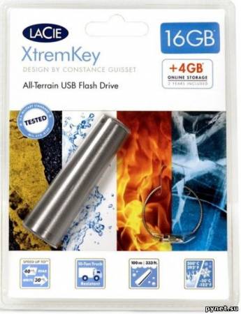LaCie XtremKey - самая безопасная USB-флэшка