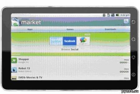 Анонс Android-планшета Camangi FM600