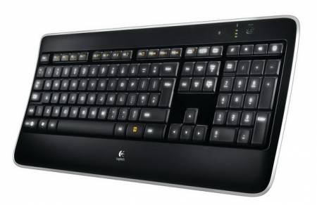 Logitech Wireless Illuminated Keyboard - клавиатура с интеллектуальной подсветкой. Изображение 1