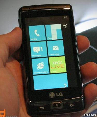 LG Optimus 7: LG показала WP7-смартфон на выставке IFA 2010