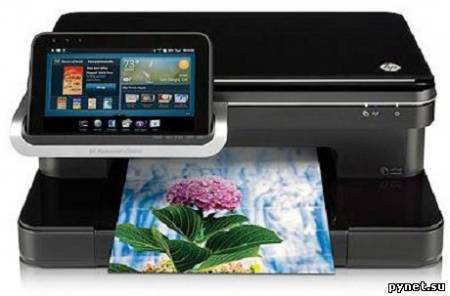 Информация о принтере Photosmart со съемным планшетом. Изображение 1