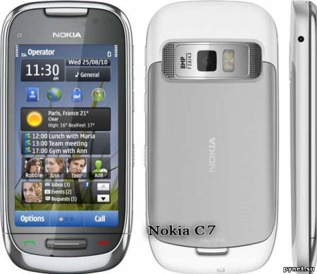 Nokia C6 и C7: сенсорные моноблоки. Изображение 2