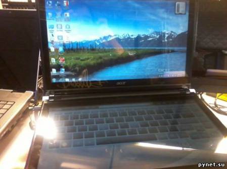 Acer разрабатывает полноразмерный ноутбук из двух сенсорных поверхностей. Изображение 1