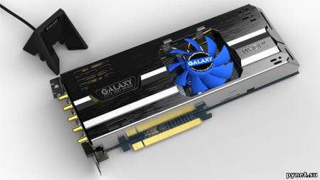 Galaxy оснащает свою версию GeForce GTX 460 технологией беспроводного соединения. Изображение 1