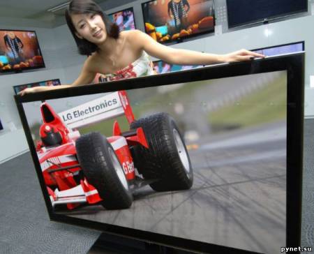 Самый большой в мире 3D LCD телевизор презентован LG