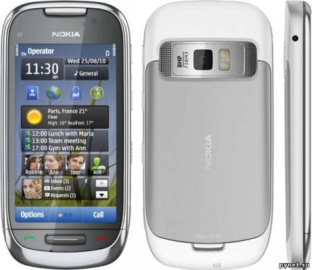 Начались поставки смартфона Nokia C7