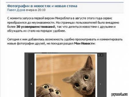 Пользователи "ВКонтакте" выступили против микроблогов!. Изображение 1